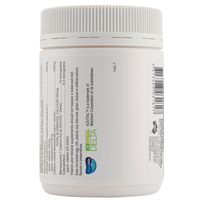 Herbs Of Gold Calcium K2 With D3 90 Tablets.