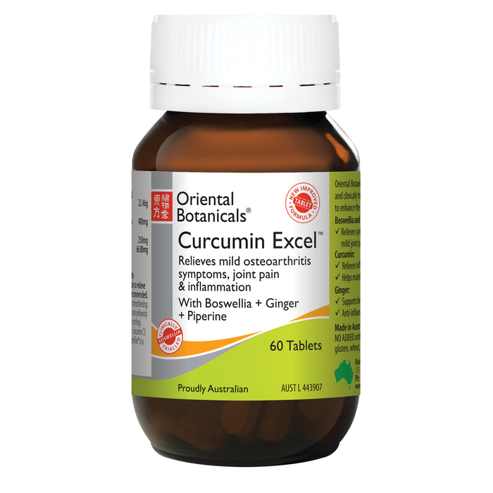 Oriental Botanicals Curcumin Excel 60 Tablets
