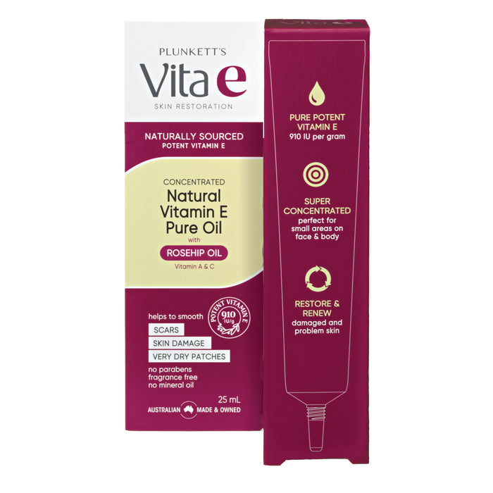 Plunkett Pure Vitamin E Oil 25ml