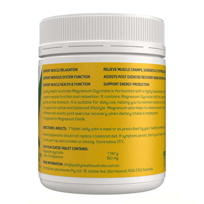 Quality Health Magnesium Glycinate 150Tablets