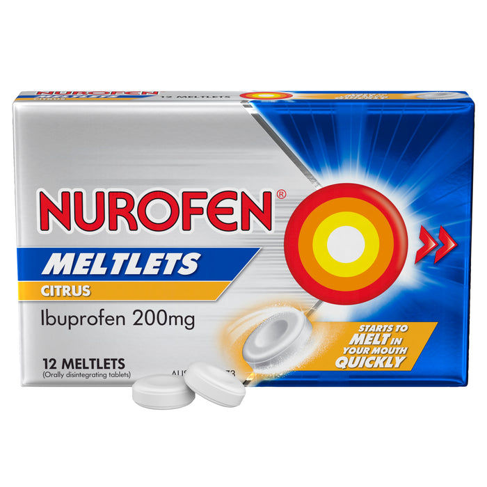 Nurofen Meltlets Citrus 200mg 12