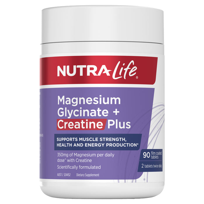 Nutra-Life Magnesium Glycinate + Creatine 90 Tablets