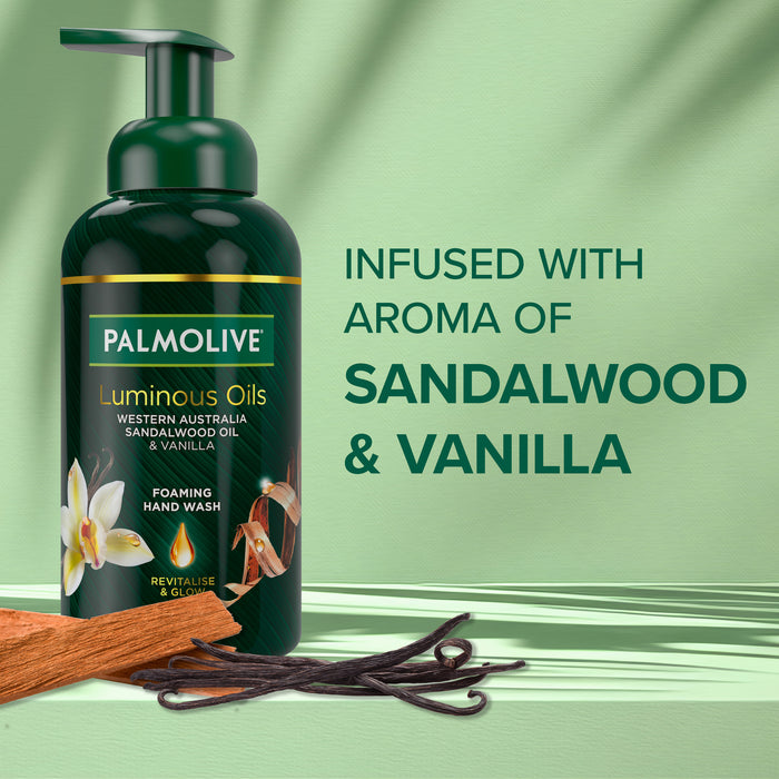 Palmolive Luminous Sandalwood Oil & Vanilla Foaming Hand Wash 400ml