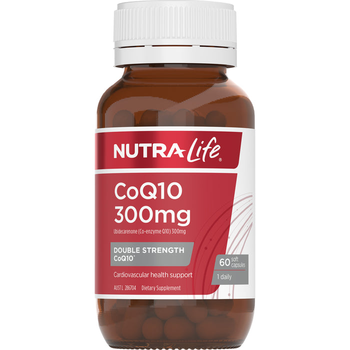 Nutra-Life Coq10 300mg Double Strength Capsules 60.