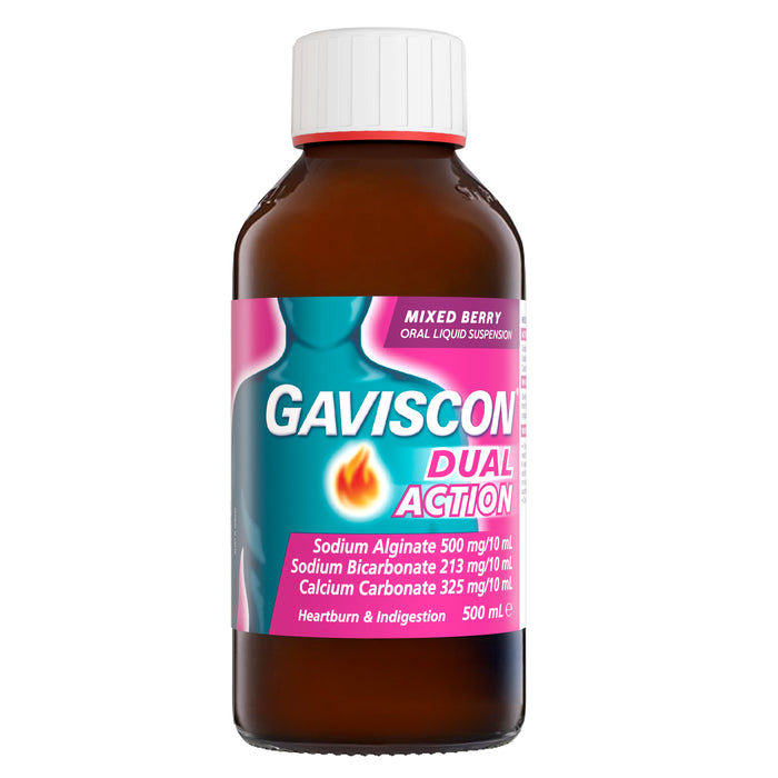 Gaviscon Dual Action Mixed Berry 500ml
