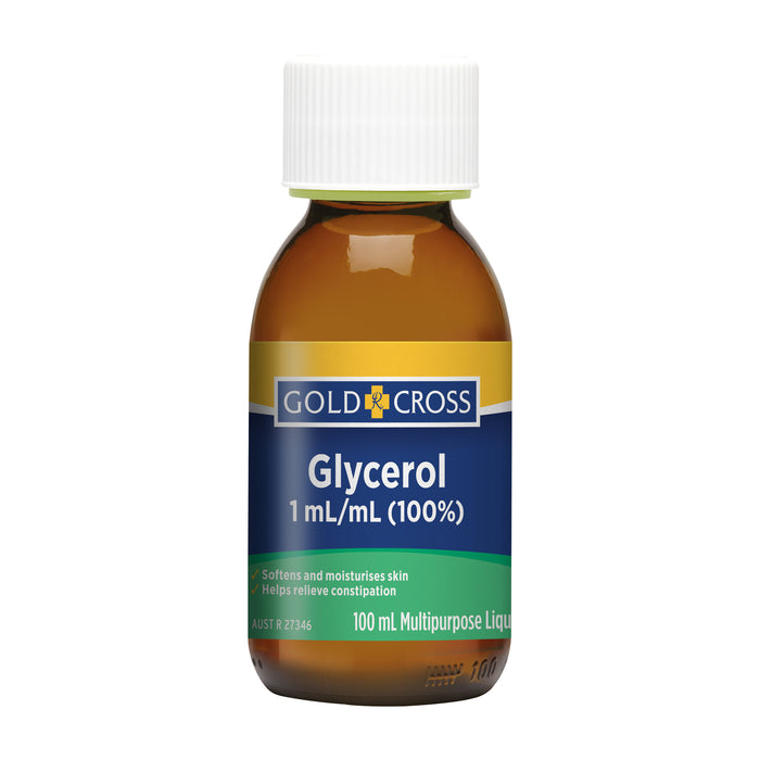 Gold Cross Glycerol Glycerin BP 100ml