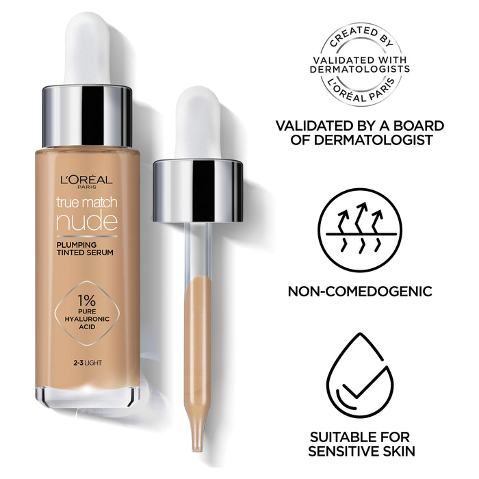 L'Oreal True Match Nude Plumping Tinted Serum 6-7 Tan