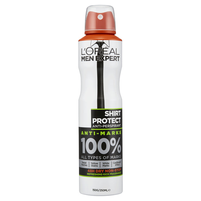 L'Oreal Men Shirt Protect Deodorant 250ml.