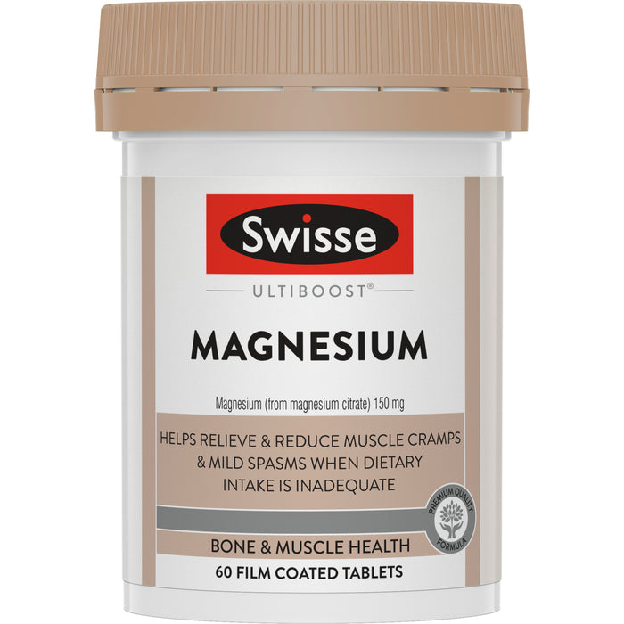 Swisse Ultiboost Magnesium 60 Tablets.