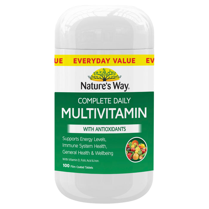 Nature's Way Complete Daily Multivitamin 100 Tablets