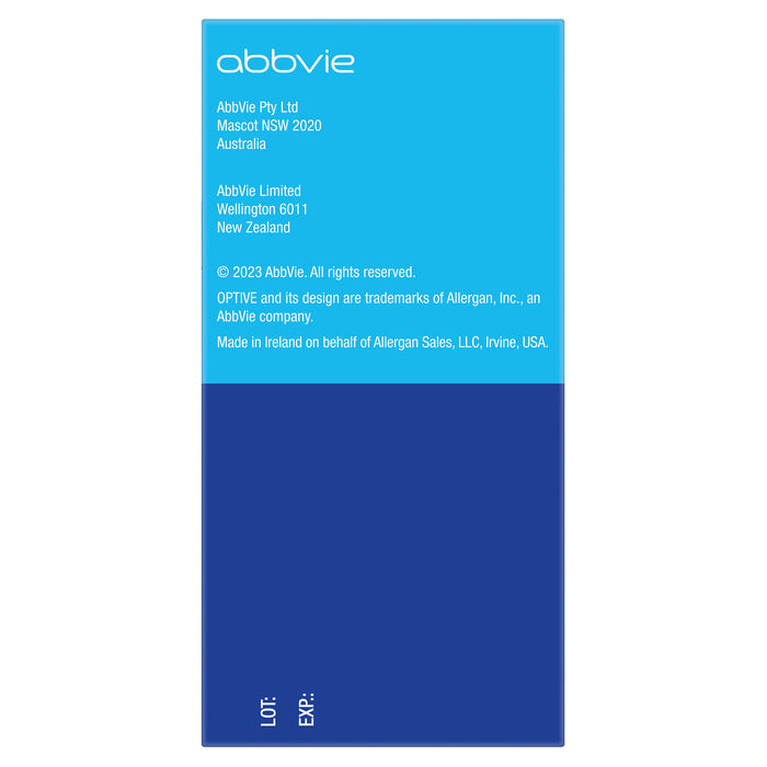 Optive Sensitive Eye Drops 0.4ml x 30.