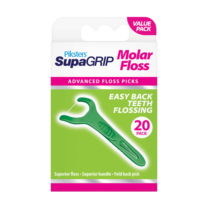 Piksters Supagrips Molar Floss 20 Pack