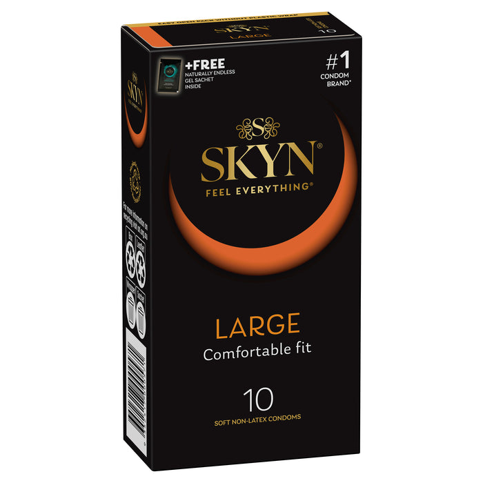 Ansell Lifestyles Condoms Skyn Lifestyles Latex Free Large 10 Pack