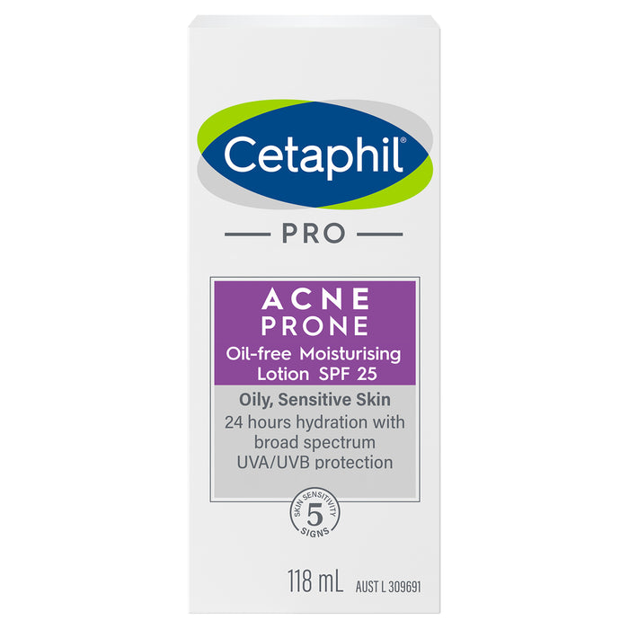 Cetaphil PRO Acne Prone Moisturising Lotion SPF25 118ml.