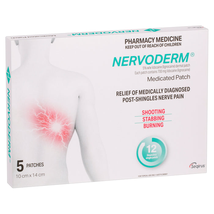 Nervoderm 5% w/w Lidocaine Patch 5