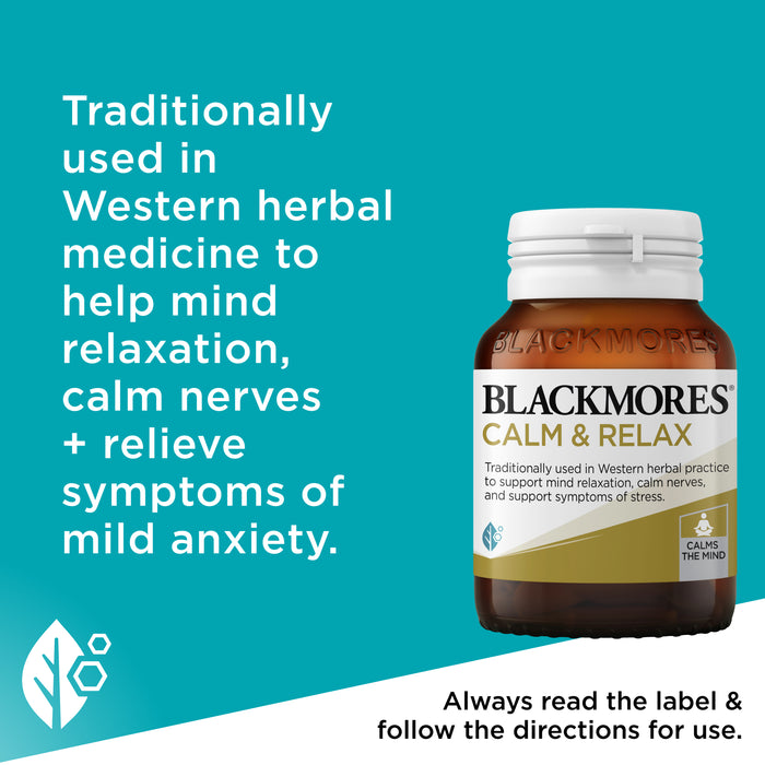 Blackmores Calm & Relax 60 Tablets