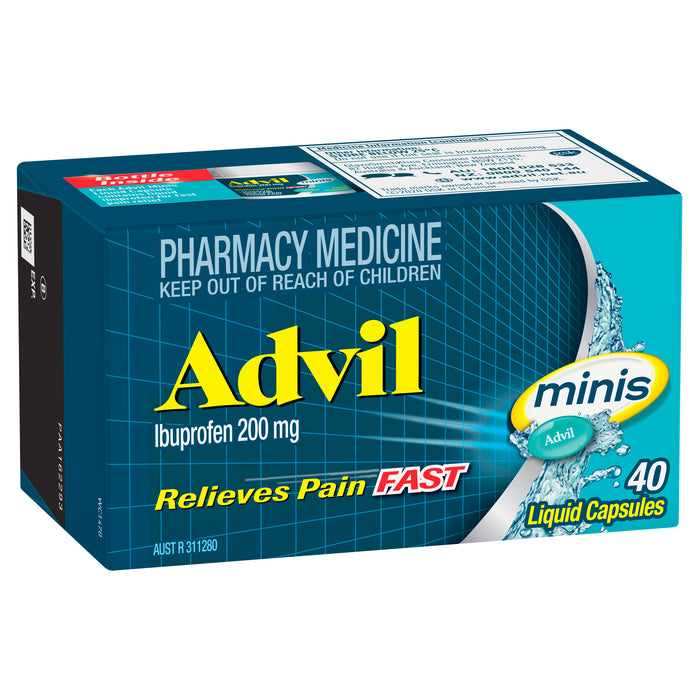 Advil Minis Liquid 40 Capsules