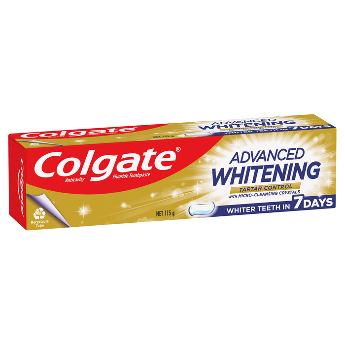Colgate Toothpaste Advanced Whitening + Tartar Control 115g