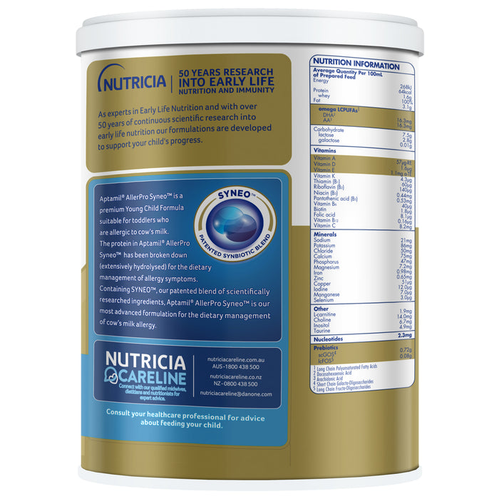 Aptamil AllerproSyneo Stage 3 Infant Formula 900g