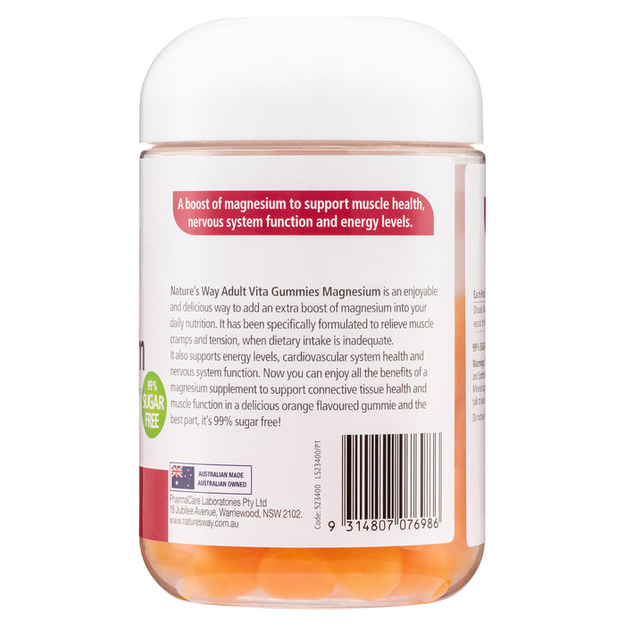 Nature's Way Magnesium 80 Gummies.