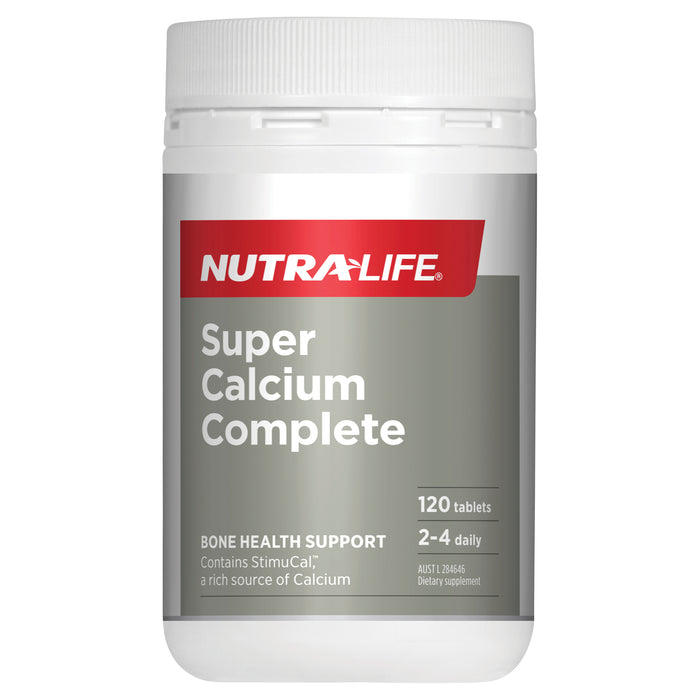 Nutra-Life Super Calcium Complete 120 Tablets.