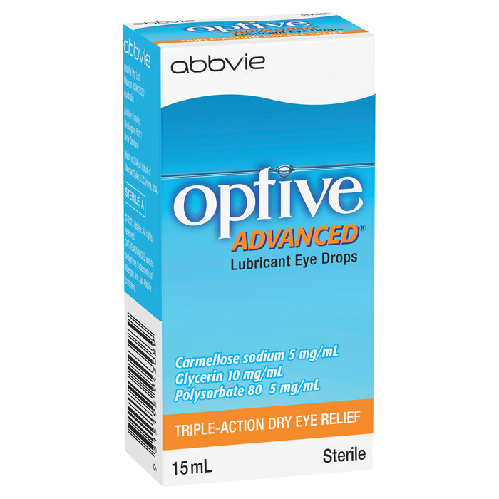 Optive Advanced Eye Drops 15ml
