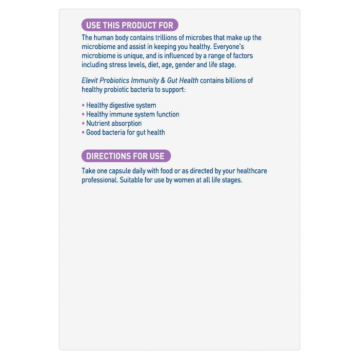 Elevit Probiotics Caps 30.