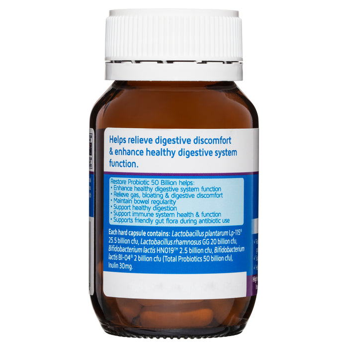 NW RESTORE PROBIOTIC 50 BILLION 30 CAP.