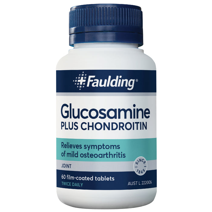 Faulding Remedies Glucosamine & Chondroitin 60 Tablets