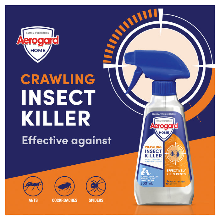 Aerogard Home Crawling Insect Killer Plant Based Active 300ml
