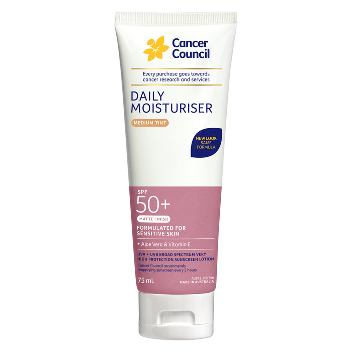 Cancer/C Face SPF50+ Med Tint Clr 75ml.