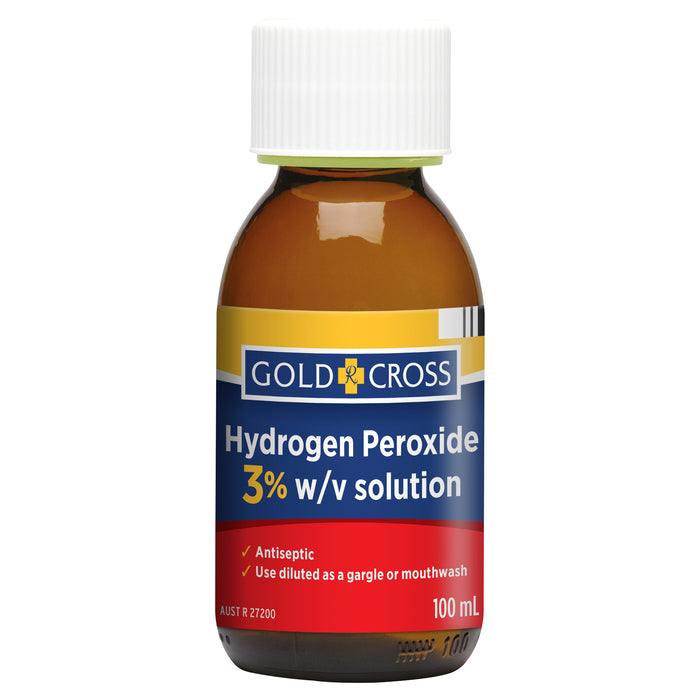 Gold Cross Hydrogen Peroxide 3% 10 vol 100ml