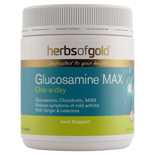 Herbs Of Gold Glucosamine Max 180 Tablets.