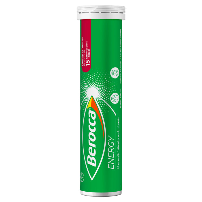 Berocca Energy Original Berry Effervescent Tablets 15