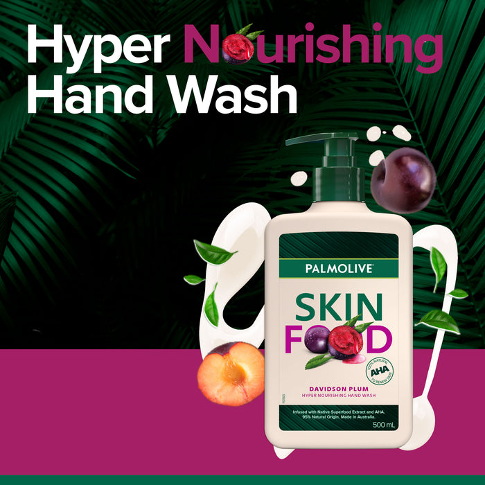 Palmolive Skin Food Hyper Nourishing Hand Wash Davidson Plum 500ml