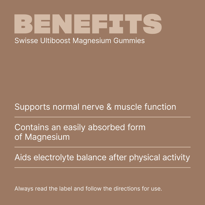 Swisse Ultiboost Magnesium Gummies 60 Pack