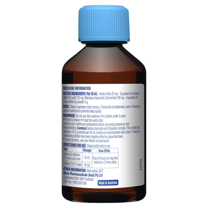 Durotuss Child Night Cough Liquid Strawberry 200ml.