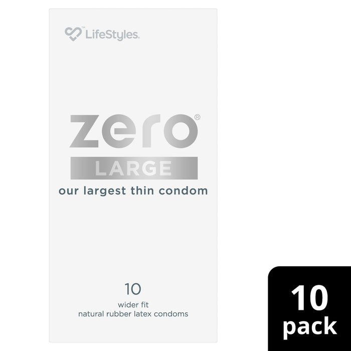 Ansell Lifestyles Condoms Zero Large 10 Pack