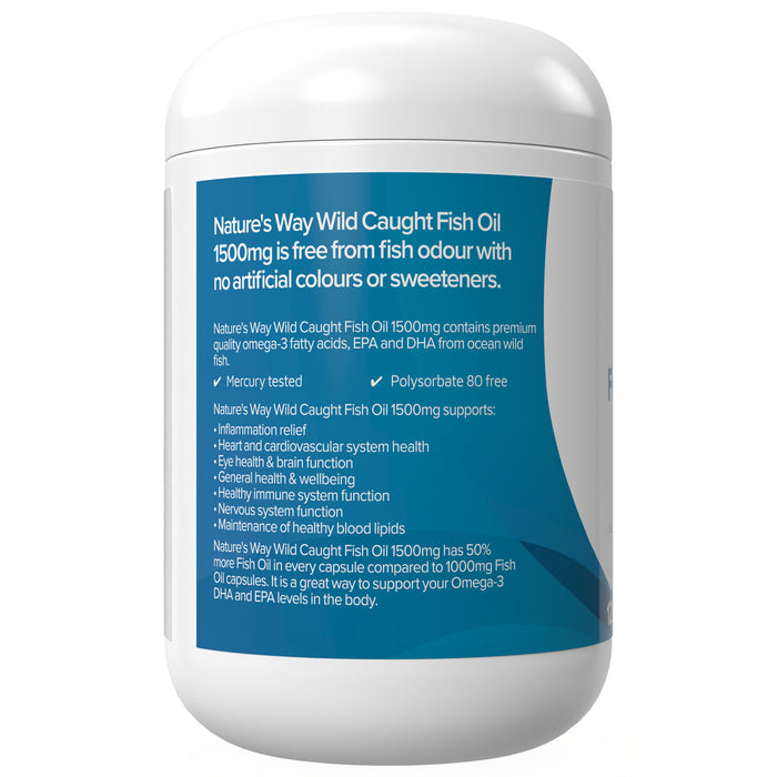 Nature's Way Fish Oil 1500mg 120 Capsules