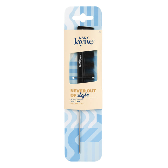 Lady Jayne Tail Comb Metal