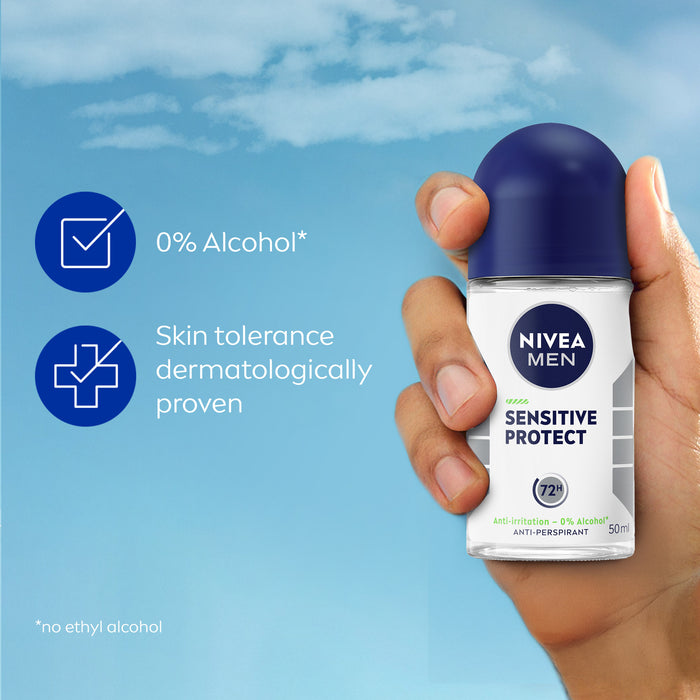 Nivea Men Deodorant Sensitive Protect Roll On 50ml.