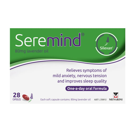 Seremind Lavender Oil 80mg Capsules 28.