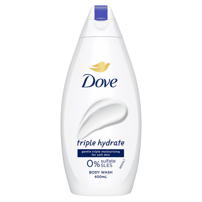 Dove Essential Care Body Wash Triple Hydrate 400ml
