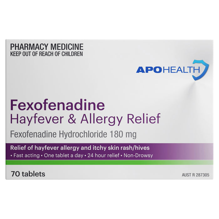 APO Fexofenadine 180mg 70 Tablets