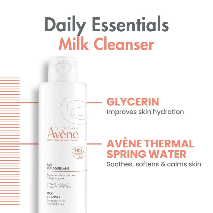 Avene Gentle Milk Cleanser 200ml