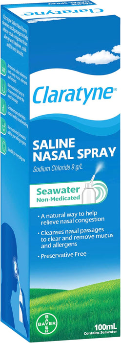 Claratyne Saline Nasal Spray 100ml