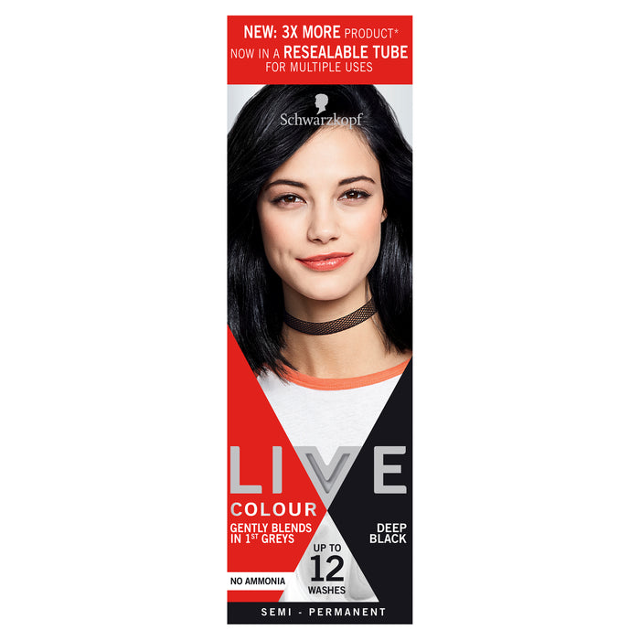 Schwarzkopf Live Colour Deep Black Hair Colour