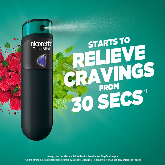 Nicorette Quick Mist Duo Spray Cool Berry 2x150
