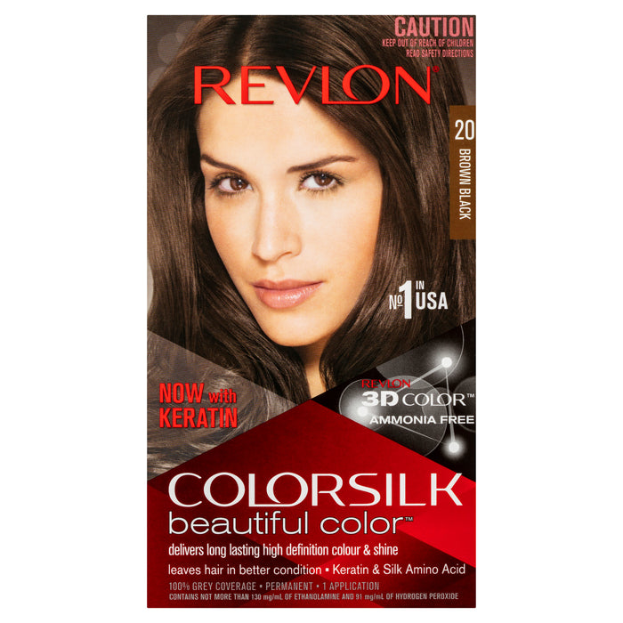 Revlon Colorsilk 20 Brown Black.