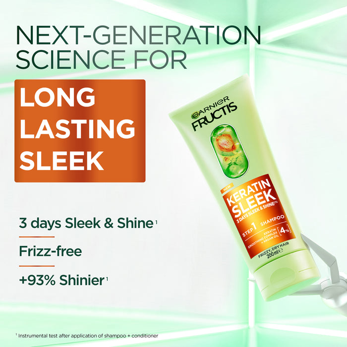 Garnier Fructis Sleek Shampoo 200ml